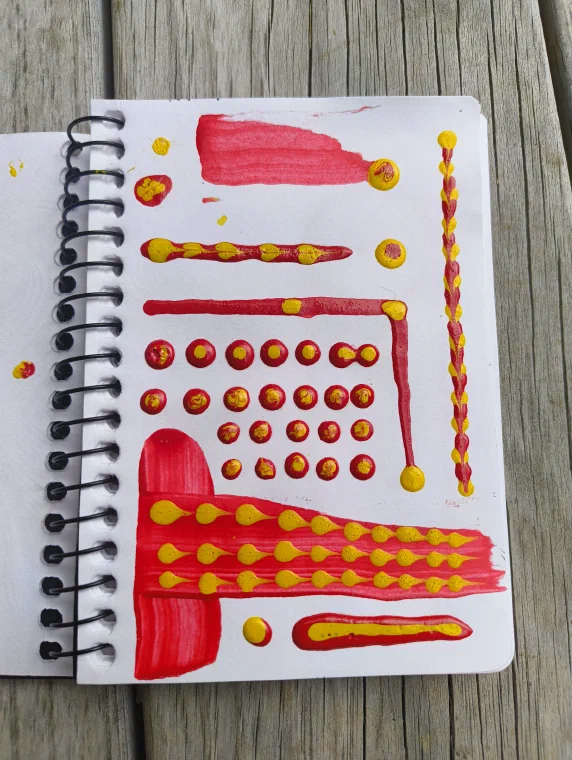 Paint from the bottle